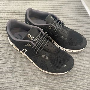 Women’s On shoes.  Black Size 7.5, light wear.